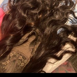 Highlighted human hair wig